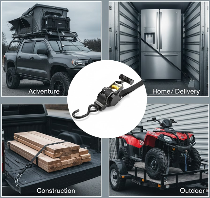 Retractable Ratchet Strap