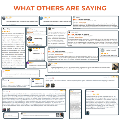 Retractable Ratchet Strap